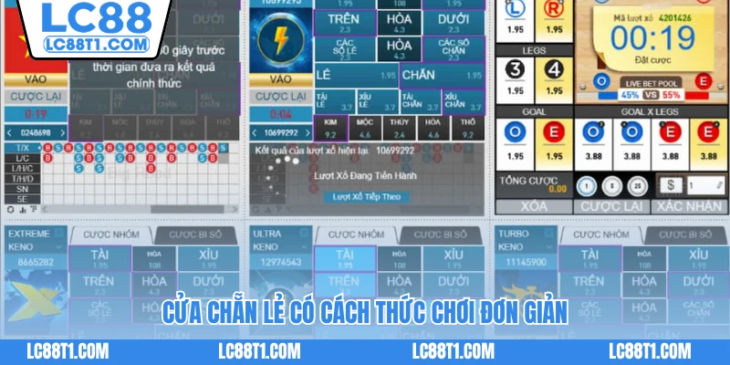 Cửa Chẵn Lẻ có cách thức chơi đơn giản
