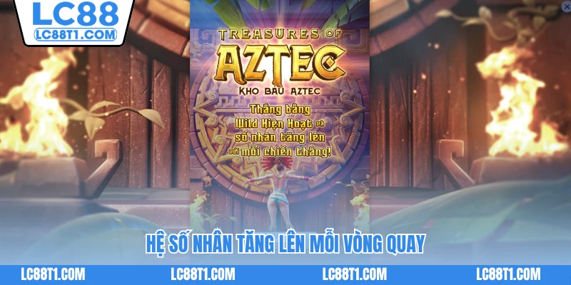 Hệ số nhân tăng lên mỗi vòng quay