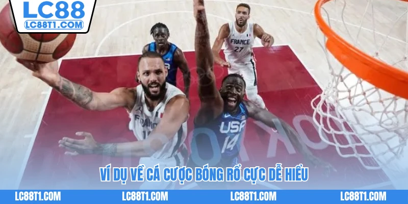 Ví dụ về cá cược bóng rổ cực dễ hiểu
