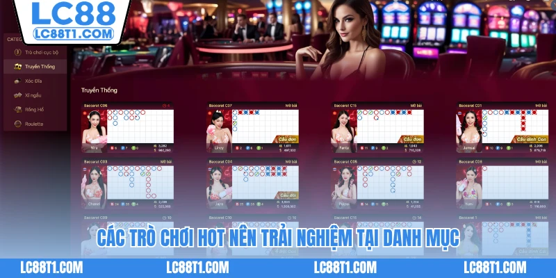 Các trò chơi hot nên trải nghiệm tại danh mục